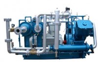 Industrial compressor skid shown for compressor bearing application review