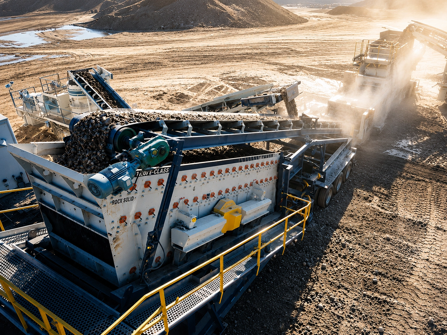 Mining screening equipment used for application bearing selection