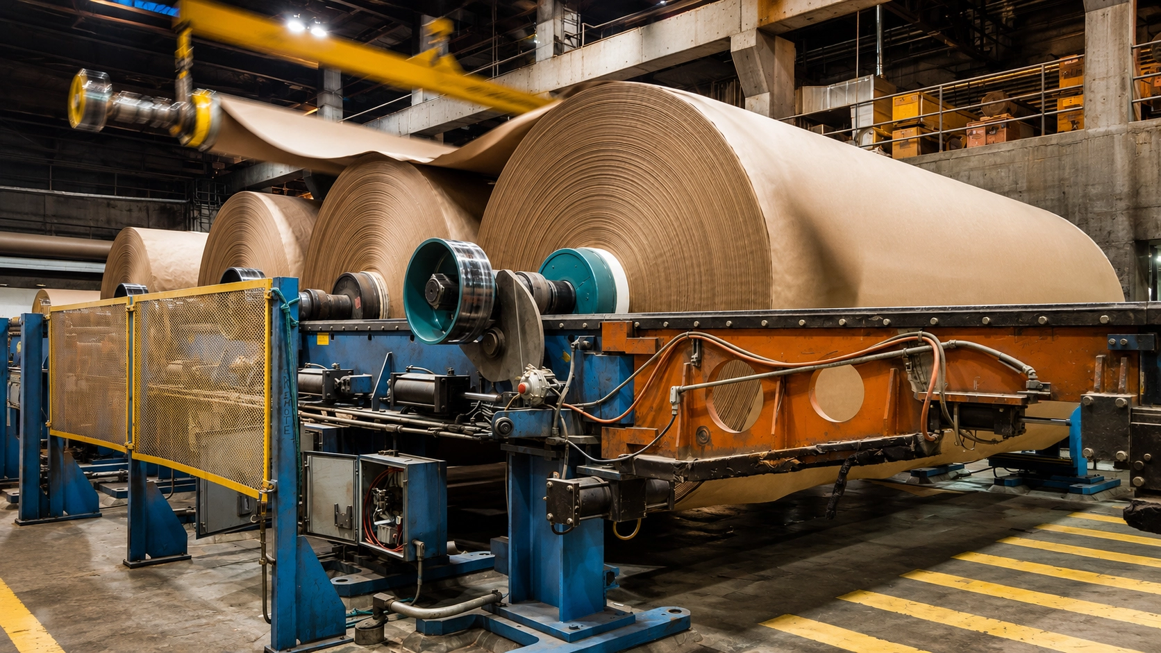 Paper mill dryer section shown for dryer roll bearing review