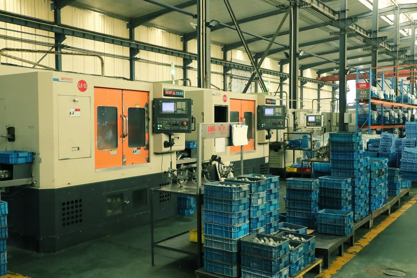 Bearing machining and inspection workstations