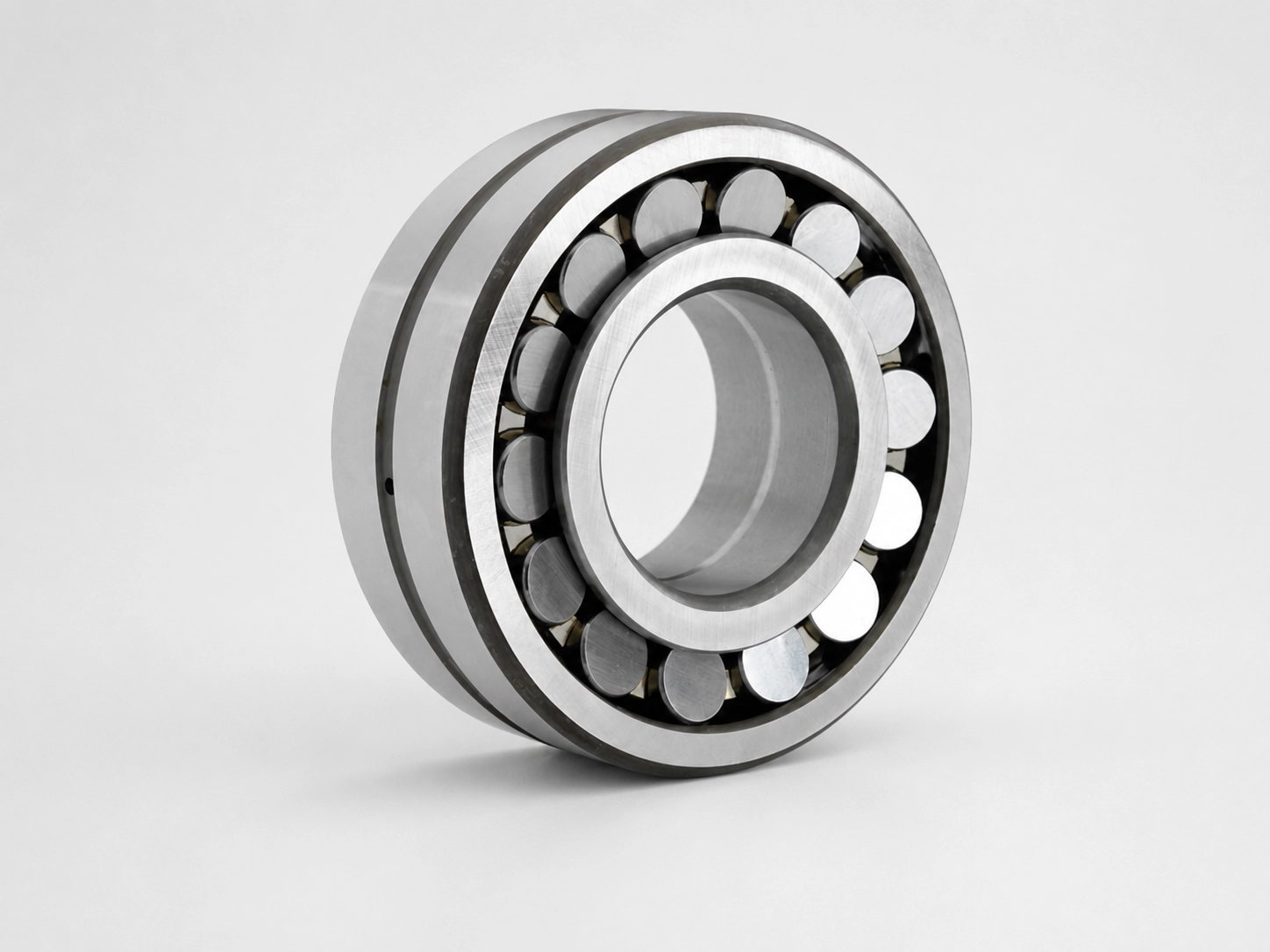 Spherical roller bearings prepared for vibrating screen applications