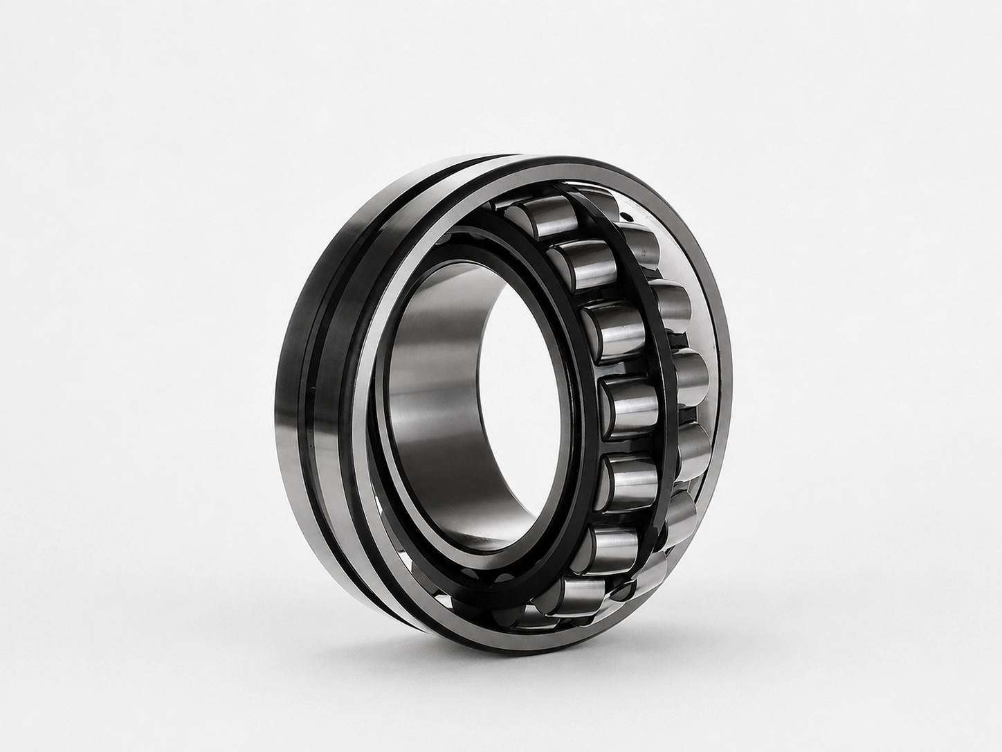 High-capacity spherical roller bearings displayed for design comparison