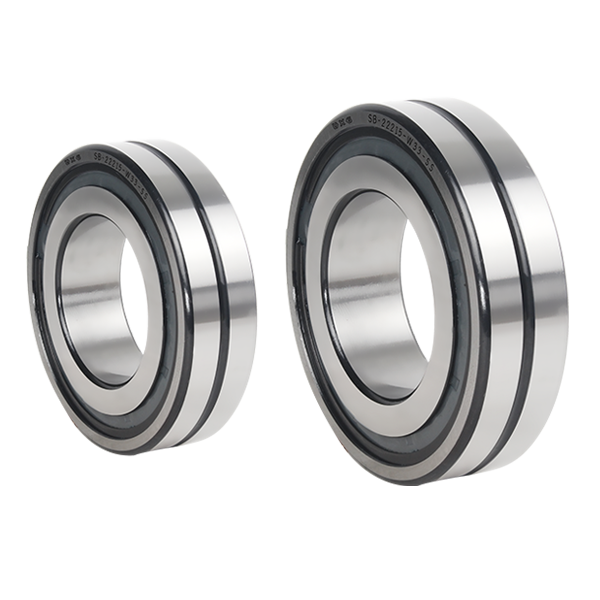 Split spherical roller bearing product image with two bearing views
